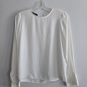 Mango Classic White Blouse